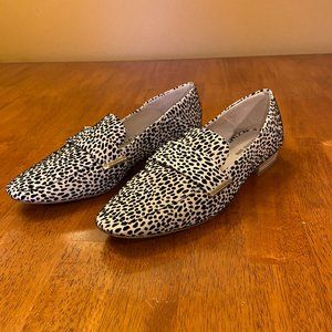 Gianni Binni Suede Animal Print Flats